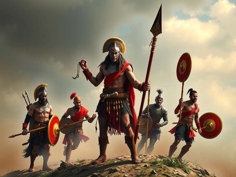 Northeast Gladiator Master Main Characters - Tribal Warriors from Northeast India